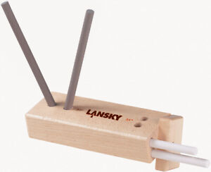 Lansky Turn-Box Crock Stick Ceramic Medium/Fine Knife Sharpener 33