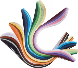 Tiras de quilling VBS 500 piezas papel 5 mm estrellas de fröbel Megaset tiras trenzadas - Imagen 1 de 9