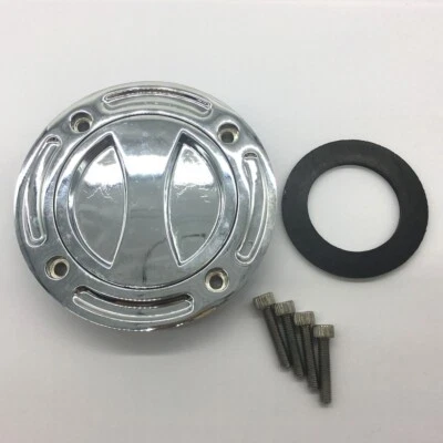 Tapa de gasolina cromada sin llave del tanque de combustible para Suzuki Hayabusa GSX1300R 1999-2007 TL1000R Foto 1 de 4