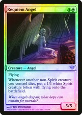 MTG - Requiem Angel - Dark Ascension - X1 - (LP) - FOIL - FREE SHIPPING