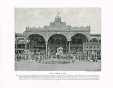 Mysore Palace Royal Marriage India Antique Picture Victorian Print 1899 TQET#235