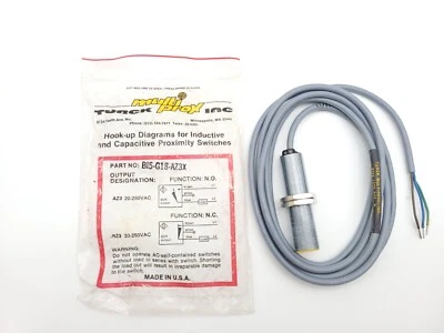 Turck BI5-G18-AZ3X Inductive Proximity Sensors Embeddable 20-250VAC 60mm 2-Wire - Image 1 of 4