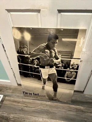 ORIGINAL MUHAMMAD ALI “I AM SO FAST “ POSTER ENGLAND 35.5 x 24 - Image 1 of 4