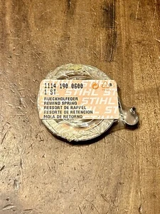 NOS Genuine STIHL Rewind Starter Spring 015AV 020(1114) FS200 1114-190-0600 OEM - Picture 1 of 2