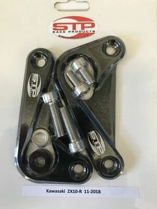 Kawasaki ZX10-R 11-2018 Heck Hilfsrahmen Transporthaken Paar Schwarz. - Bild 1 von 3