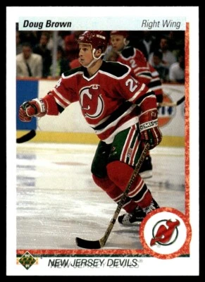 1990 Upper Deck #159 Doug Brown - New Jersey Devils - Image 1 of 2