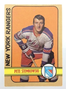1972-73 Pete Stemkowski New York Rangers 78 OPC O-Pee-Chee Hockey Card P070 - Picture 1 of 12