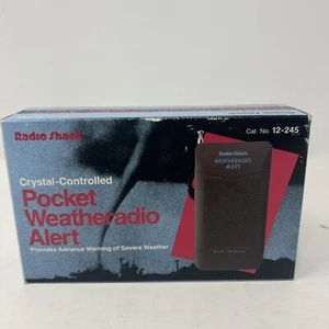 Radio Shack Weather Alert Radio 12-245 Crystal Controlled Portable 3 Frenquency  - Picture 1 of 6