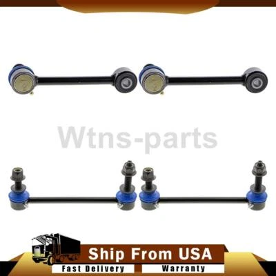 Kit de enlace de barra estabilizadora delantera trasera Mevotech Supreme 4 piezas para Cadillac CTS 2014 3,0 L Foto 1 de 4