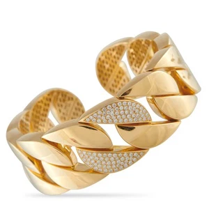 PAPIN 18K Gelbgold 1,20ct Diamant Armreif Armband PP01-070225 - Bild 1 von 3