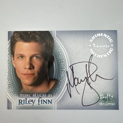 Buffy The Vampire Slayer Marc Blucas as Riley Finn Auto Card A2 - Image 1 of 2