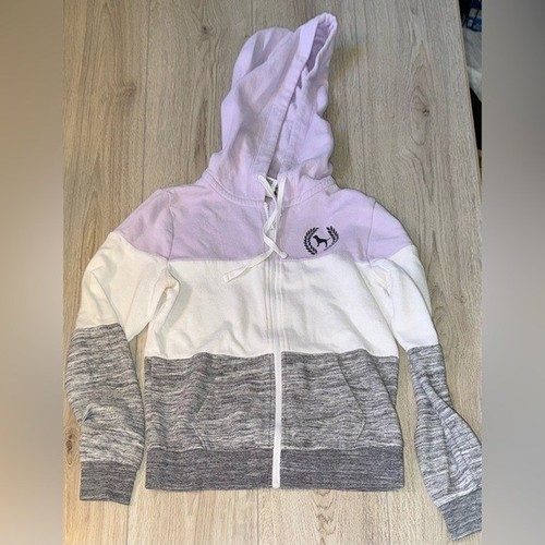 UNDERCOVER Felpa con cappuccio Victorias secret rosa viola bianco grigio zip