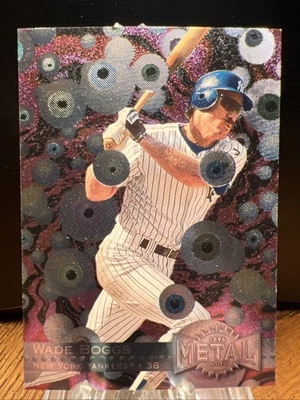 Fleer Skybox Metal Universe 1996 Wade Boggs New York Yankees #84 Foto 1 de 2
