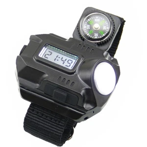 LED Wrist Watch Flashlight Torch Light USB Charging Rechargeable Flashlight - Picture 1 of 10