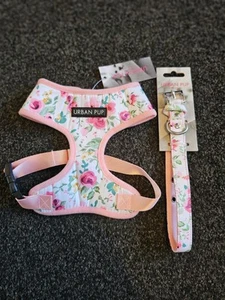 Urban Pup Floral Cascade Harness And Collar - Picture 1 of 6