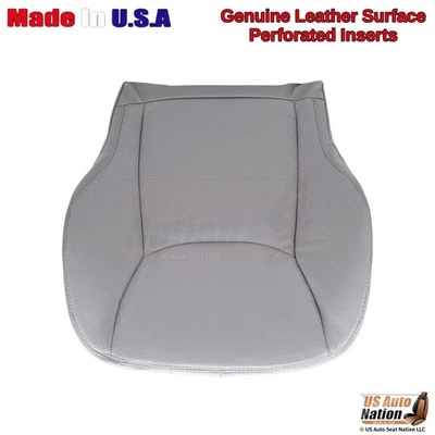 Para Mercedes-Benz S 1999-2006 cuero genuino perfecto Cubierta inferior del conductor gris ceniza Foto 1 de 4