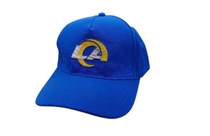 LA Rams X Little Caesars Mütze Stretch-Druckknopf verstellbar blau 2025 - OSFM - neu ohne Etikett - Bild 1 von 6