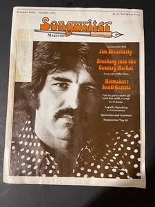 SONGWRITER MAGAZIN - URAUFFÜHRUNGSAUSGABE OKTOBER 1975 JIM WEATHERLY CLIFF STONE sehr gut - Bild 1 von 5
