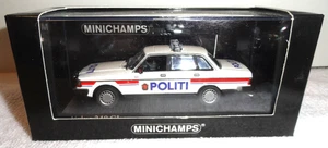 Minichamps POLITI NORWAY VOLVO 240GL 1:43 Scale Limited Edition Die Cast Police - Picture 1 of 6