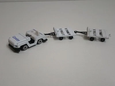Gepäcktransporter mit Anhängern °Condor ° ca. 1:64 Welly 9512 🔴189 (1591) - Bild 1 von 4