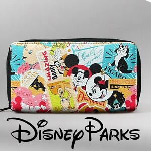 Disney Parks Walt Disney WorldMickey And Minnie Mouse CollageZip Around Wallet
