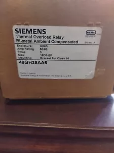 Siemens 48GH38AA6. Thermisches Überlastrelais Bi-Metall umgebungskompensiert - Bild 1 von 3
