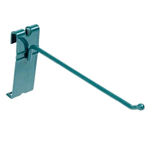 Quantum Food Service SG-HOOK6P 6" Green Epoxy Store Grid Hook - Image 1 of 1
