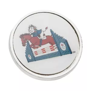 PIN OLYMPIQUE PICTOGRAMME ÉQUESTRE ÉQUIPE SOUS LICENCE OFFICIELLE GB - Photo 1/1