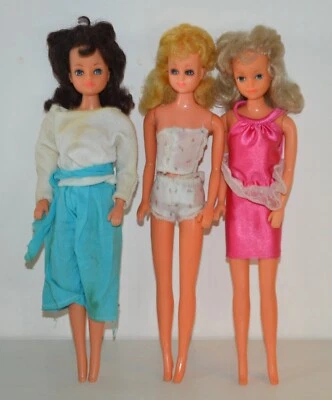 Lot de 3 anciennes Poupée mannequin Hong Kong vintage 80 's - Photo 1/4