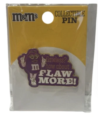 M&M's World Púrpura Personaje ¡Defecto Más! Pin Coleccionable Nuevo con Etiqueta Foto 1 de 3