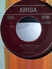 Ddr-Schallplatte- Amiga-Single, Sing ,Mei Sachse Sing,Jürgen Hart,B-Seite:Schock
