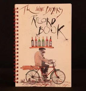 1994 The Wine Buyer's Record Book Ralph Steadman Illus Very Scarce 1st - Picture 1 of 6