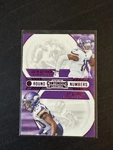 2020 Chronicles Justin Jefferson RN-JG Round Numbers Ruby Minnesota Vikings - Picture 1 of 1