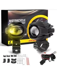 CO LIGHT Motorcycle Driving Fog Lights 60W 20000LM LED Auxiliary Work Spotlights - Picture 1 of 6