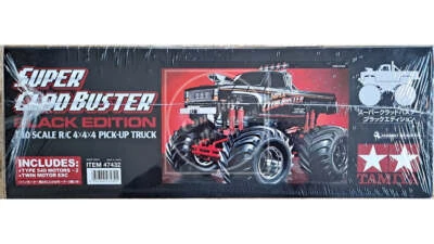 Ltd Ed Tamiya 1/10 Super Clod Buster Black 4WD Kit with 540 Motor & ESC #47432 - Image 1 of 4
