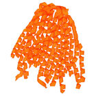 6 Count 6" Large Curly Bows for Gift Wrapping Curling Ribbon Orange