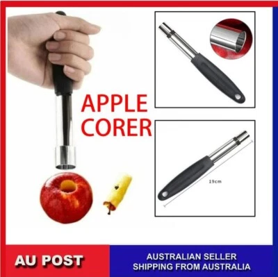 Apple Corer Remover Stainless Steel Core Seed Twist Pear Fruit Kitchen Tool - image 1 of 4