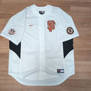Vintage Nike Vintage San Francisco Giants Jersey Stitche MLB Mens 2XL - Picture 1 of 11
