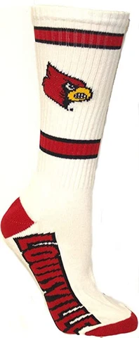NCAA Louisville Cardinals Crew Socks Cover