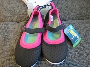 Speedo Kids Girls Mary Jane Pool Princes shoes (size m 7-8) (lot#18091) - Picture 1 of 4