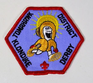 Vintage Boy Scouts BSA TOMAHAWK District Klondike Derby Patch ** Unused - Picture 1 of 2