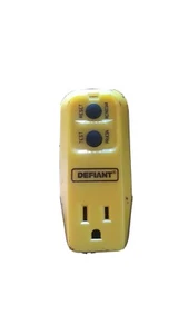 GFCI Plug -DEFIANT Safe-T-Check GFCI 3 prong plug - Picture 1 of 5