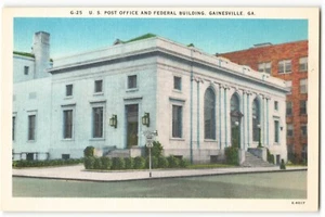 U.S. Post Office And Federal Building, Gainesville, GA VTG Postcard ME4. - Picture 1 of 2
