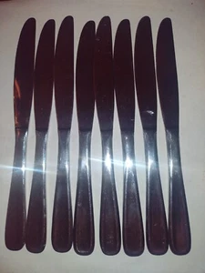 Stainless Steel 741 Set of 8 Butter Knifes Flatware - Picture 1 of 10