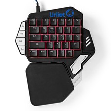 TASTIERA GAMING MECCANICA MINI A UNA MANO DA GIOCO PC PS4 RETROILLUMINATA A LED