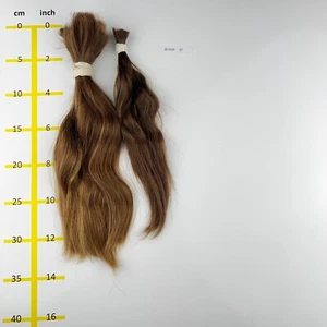 Europäisches Echthaar Rohhaare mittelblond mind.100 Gr 30-35cm - 30022537 - Picture 1 of 1