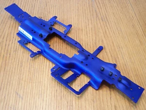 Fits 5309 Traxxas 3.3 Nitro Revo Blue Extended Aluminum Chassis Frame Slayer Pro - Picture 1 of 3