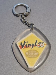 Porte clé vintage vinyl 60 dufour Marseille peinture - Imagen 1 de 2