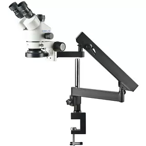 KOPPACE 3,5-90X Trinokular Stereo Mikroskop Wippe Halterung Dauerzoom Objektiv - Bild 1 von 11