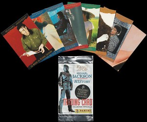 Michael Jackson PANINI 8 Card Trading Cards Card OFFICIAL 1996 Lot Pack Set